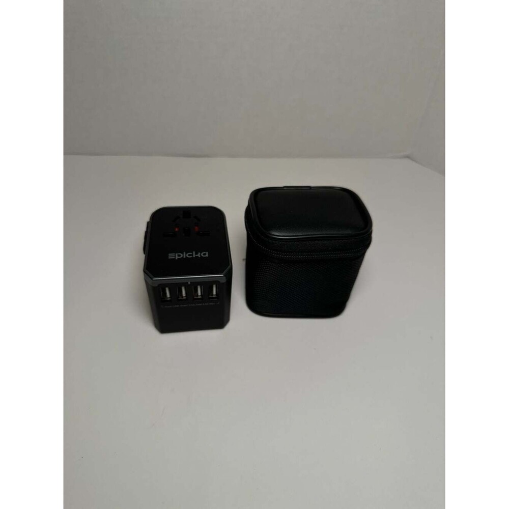 EPICKA Universal Travel Adapter with 4 USB Ports and Case